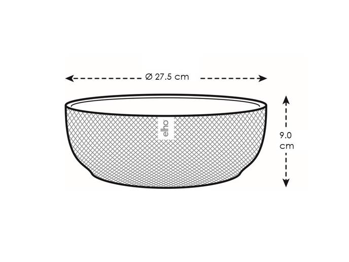 jazz bowl 28cm seidenweiß